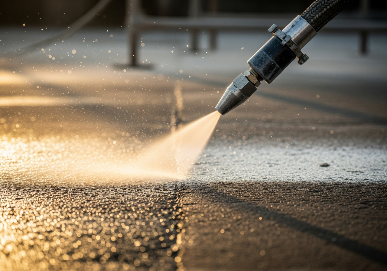 Residential exterior cleaning — soft washing, pressure washing, and gutter vacuuming